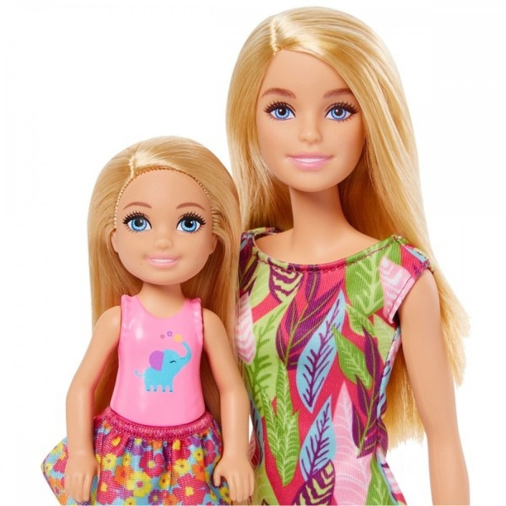 Barbie and also Chelsea The Lost Birthday Celebration Figurines and also Pets Set