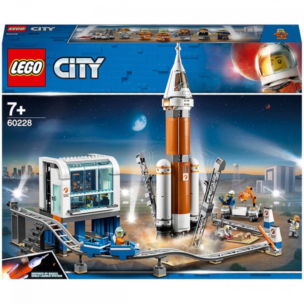 Christmas Sale - LEGO Metropolitan Area: Deep Room Rocket and also Catapult Control Prepare (60228 ) - Internet Inventory Blowout:£51
