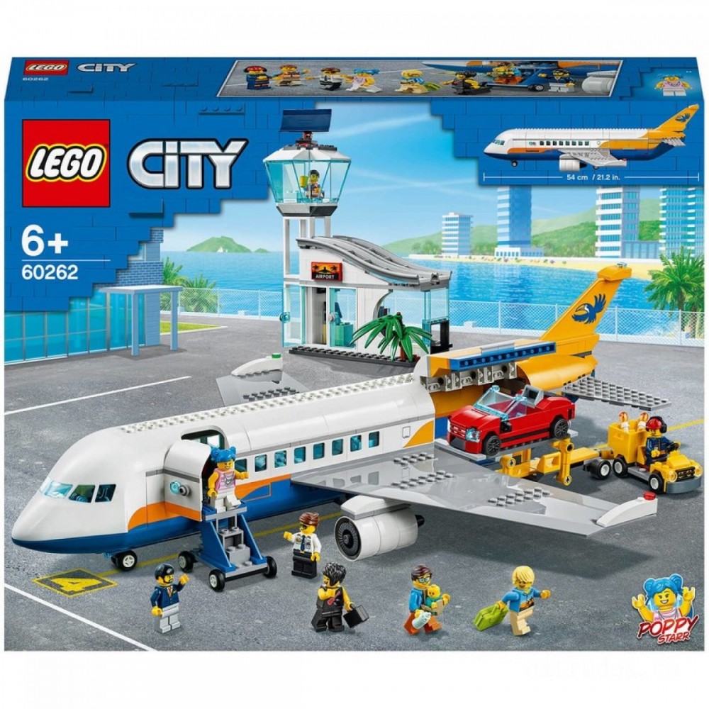 LEGO Area: Airport Terminal Passenger Airplane & Terminal Toy (60262 )