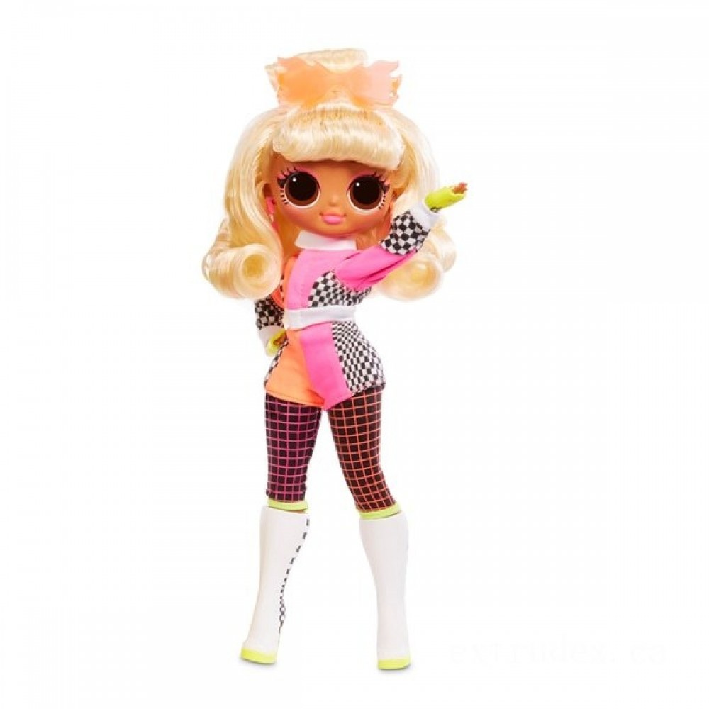L.O.L. Surprise! O.M.G. Lighting Speedster Fashion Trend Doll with 15 Surprises