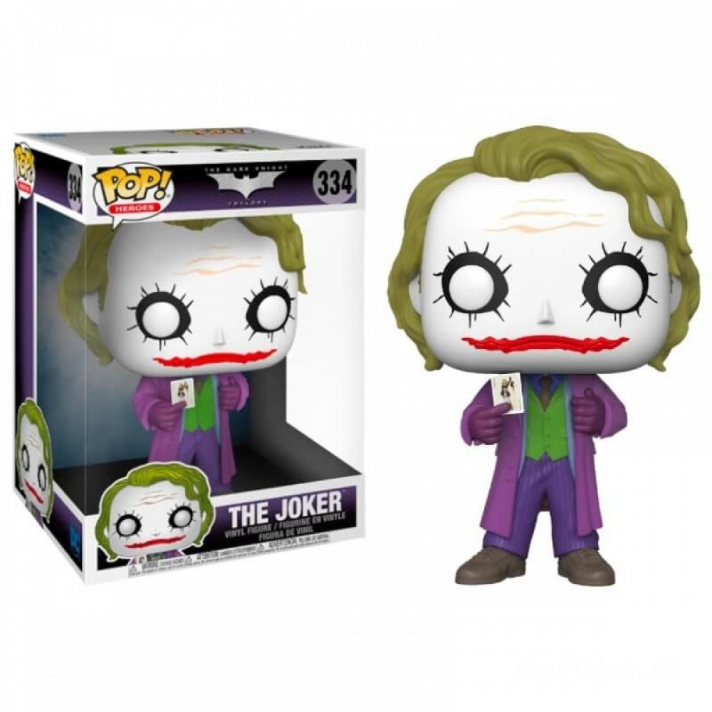 Final Sale - DC Comics Joker 10-Inch Funko Stand Out! Vinyl - Closeout:£25