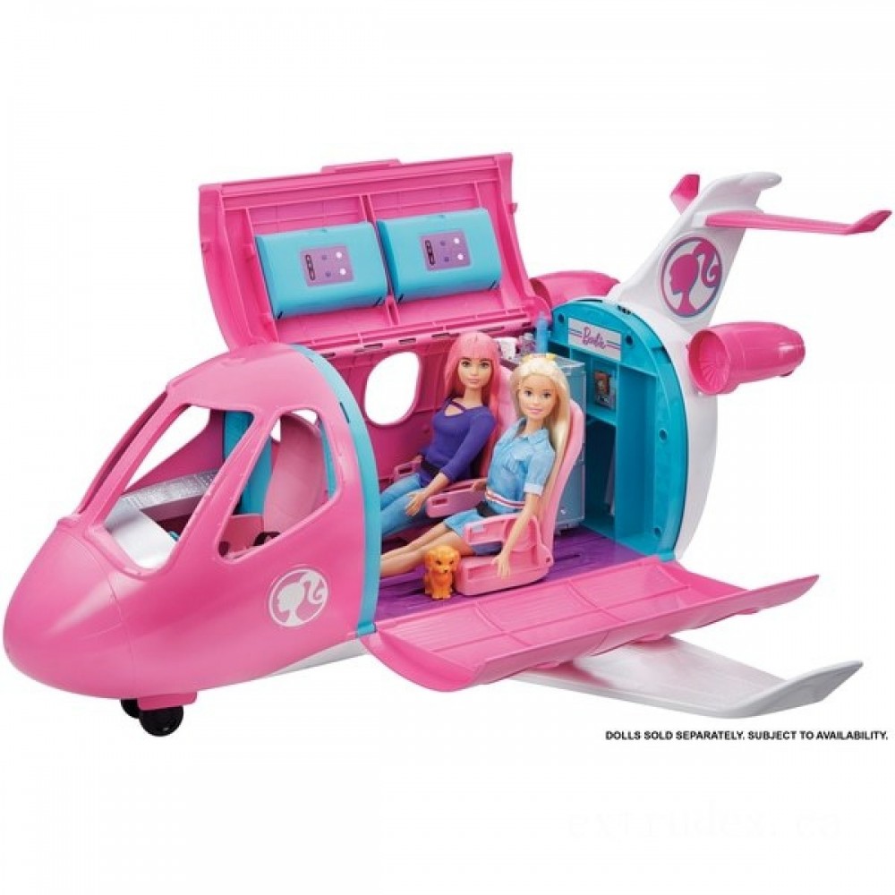 Members Only Sale - Barbie Dreamplane Playset - Half-Price Hootenanny:£58[lic9078nk]