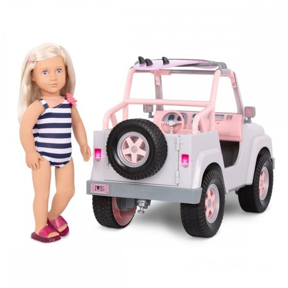 Clearance - Our Generation 4X4 Off Roader - Halloween Half-Price Hootenanny:£68[coc9086li]