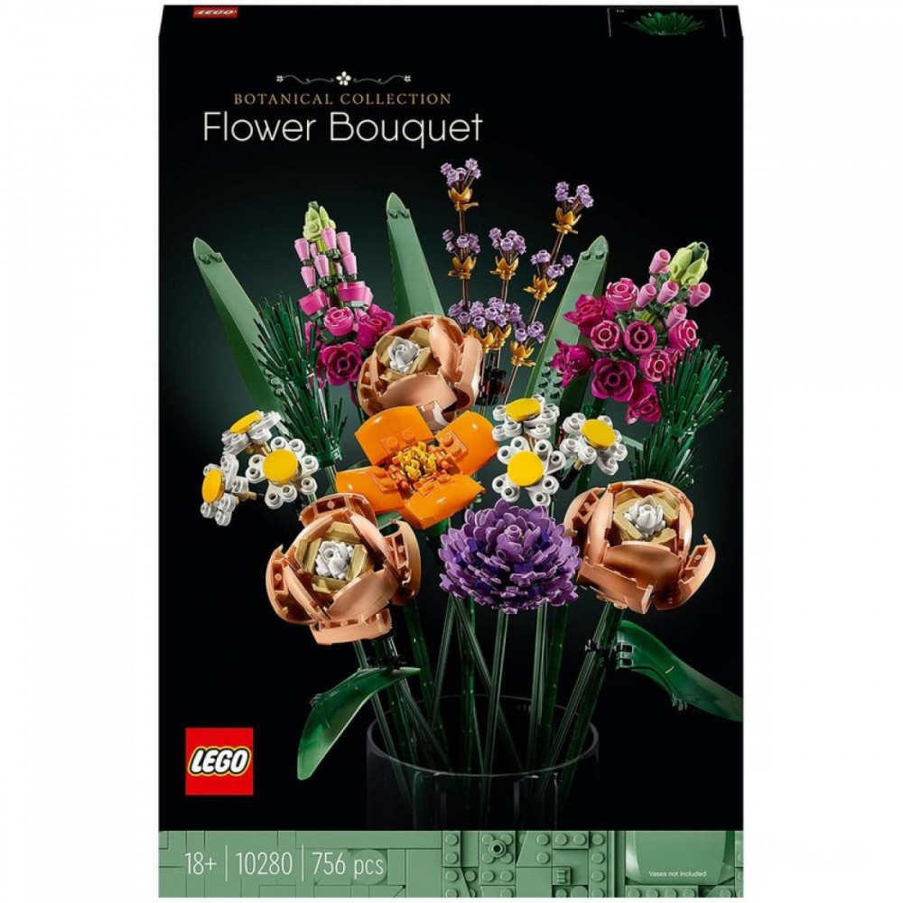 Promotional - LEGO Designer: Expert Flower Arrangement Set for Grownups (10280 ) - Hot Buy:£30[jcc9087ba]