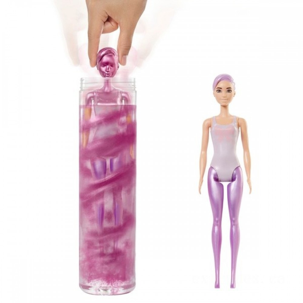 Barbie Colour Reveal Dolls Glimmer and also Shine Set Variety
