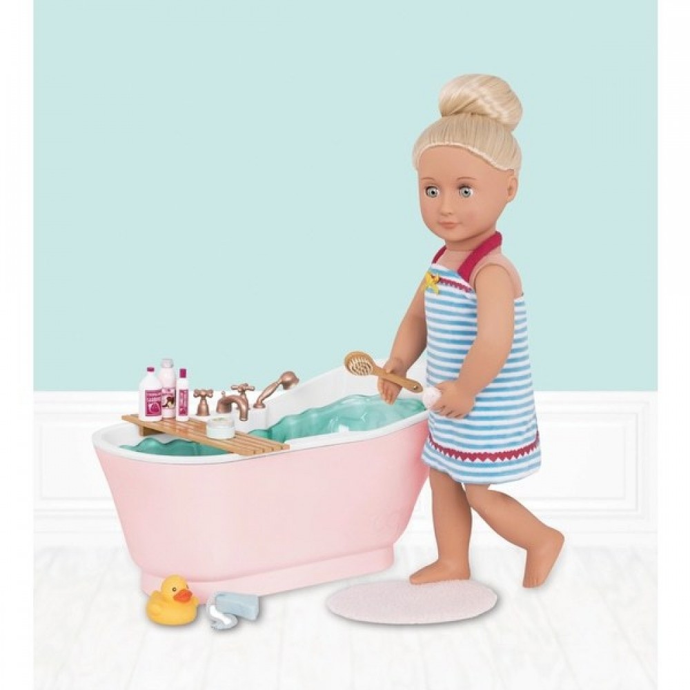 Flash Sale - Our Generation Bathtub and also Bubbles Prepare - Steal-A-Thon:£33