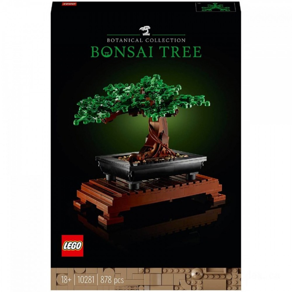 Closeout Sale - LEGO Creator: Pro Bonsai Tree Plant Specify for Adults (10281 ) - Hot Buy Happening:£29