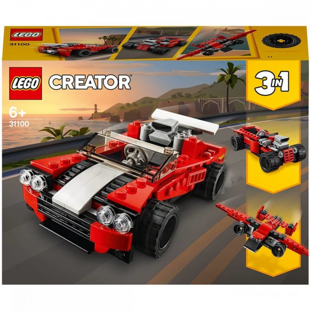 Discount - LEGO Producer: 3in1 Two-seater Plaything Establish (31100 ) - Unbelievable:£7