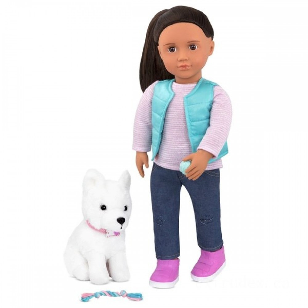 Our Generation Cassie Doll and Animal