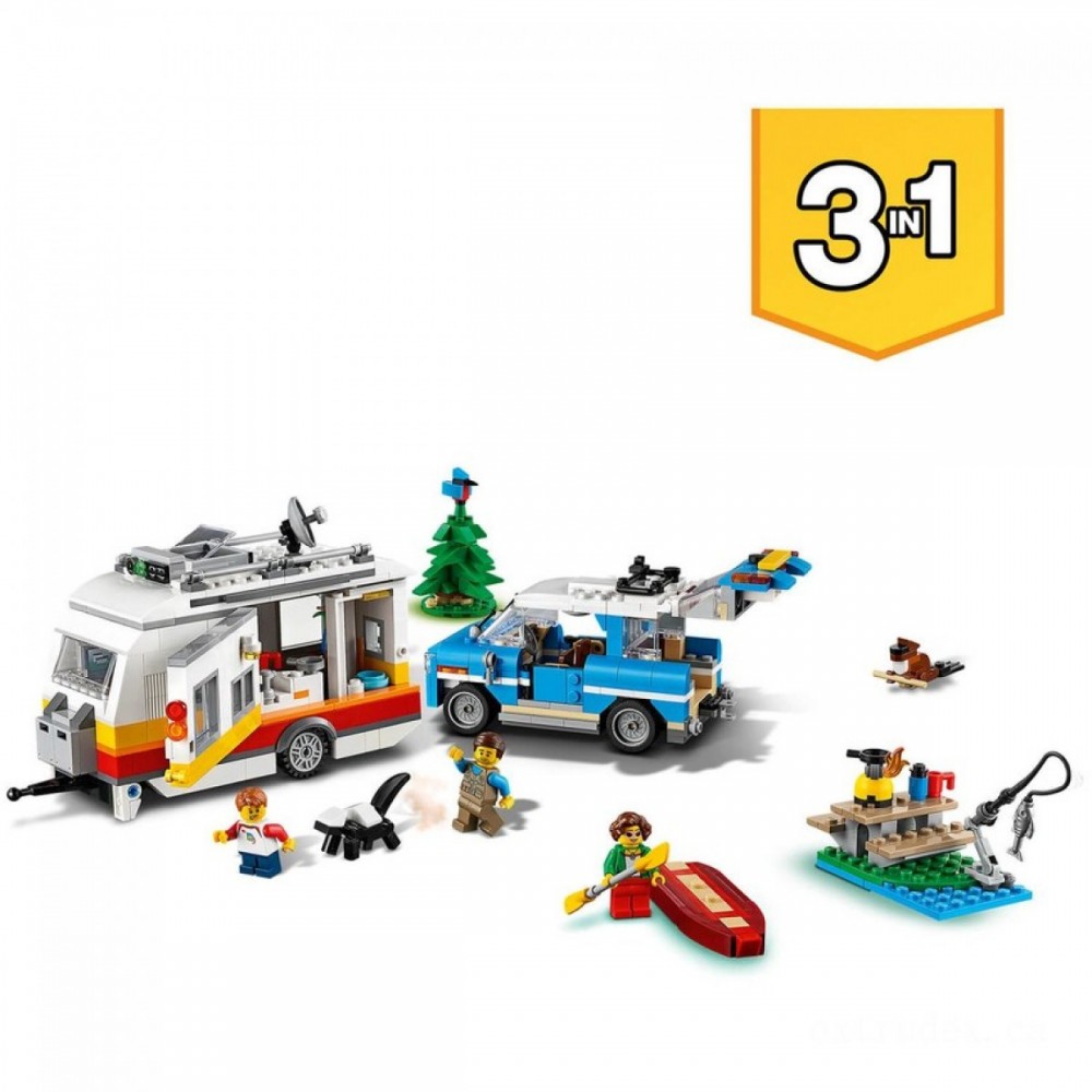 LEGO Producer: 3in1 Caravan Family Holiday Cars And Truck Plaything (31108 )