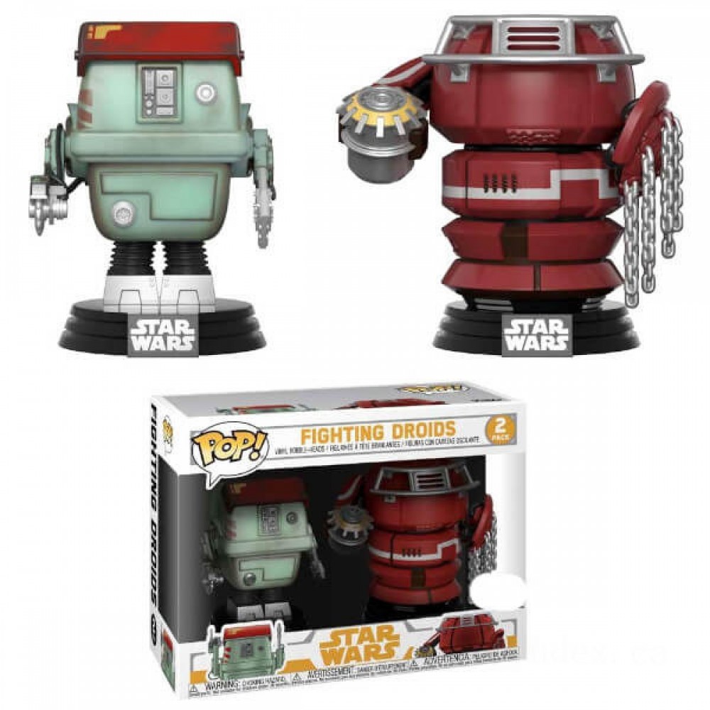 Celebrity Wars: Solo - Fighting Droids EXC Funko Stand Out! Vinyl 2-pack