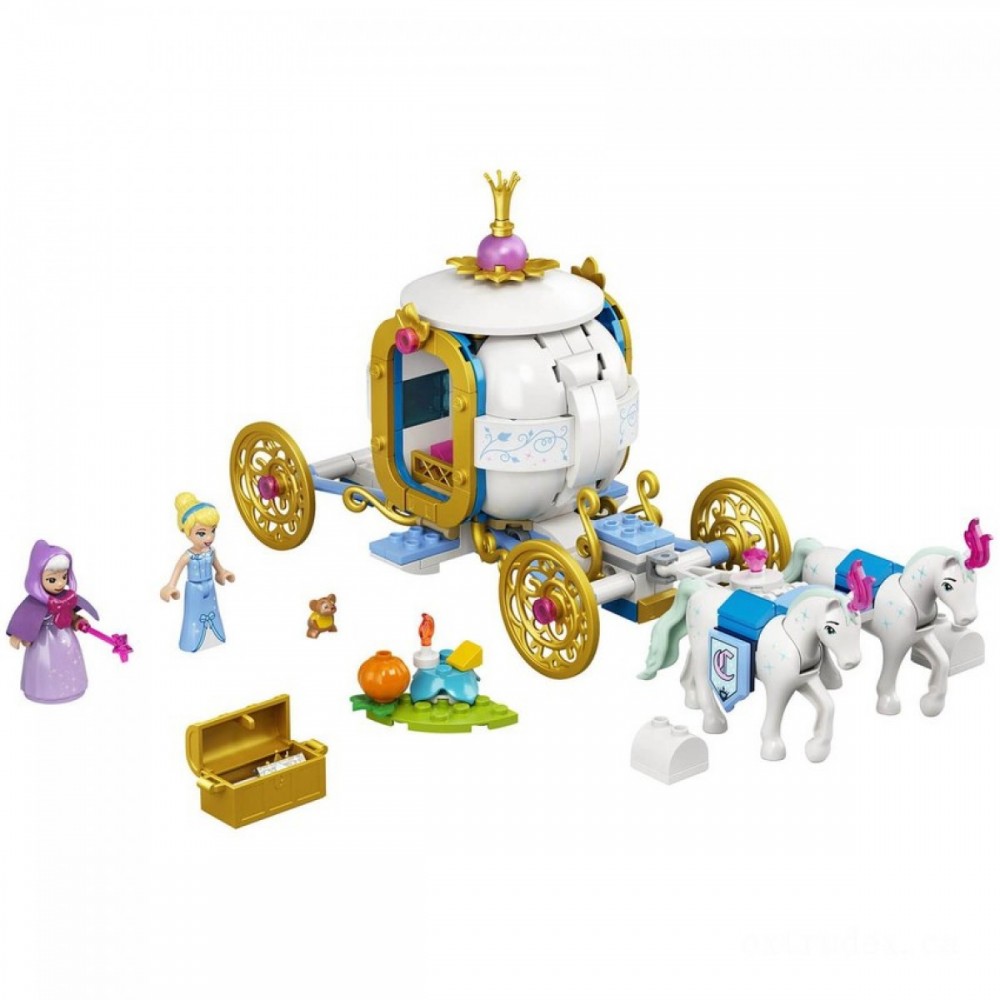 All Sales Final - LEGO Disney Princess or queen: Cinderella's Royal Carriage Plaything (43192 ) - Frenzy Fest:£26