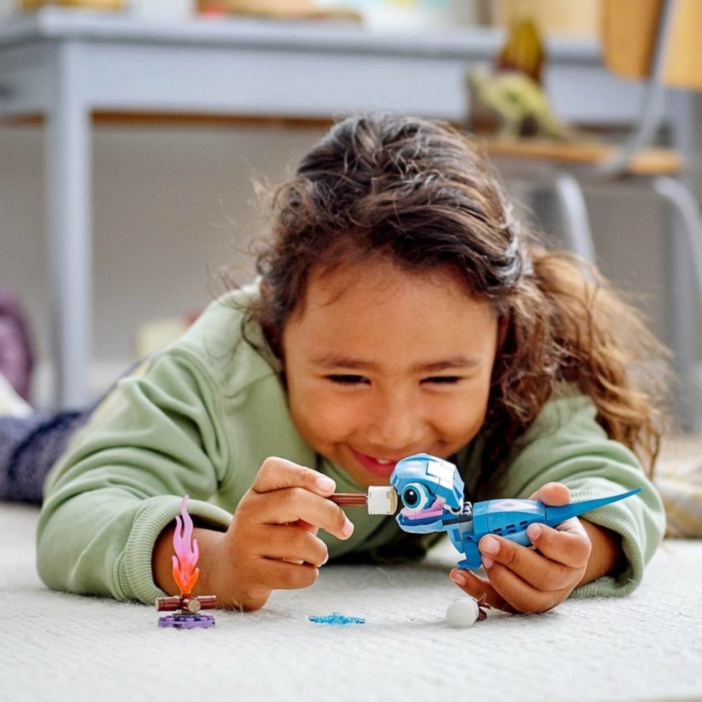 Internet Sale - LEGO Disney Frozen 2 Bruni the Salamander Toy (43186 ) - Value-Packed Variety Show:£9