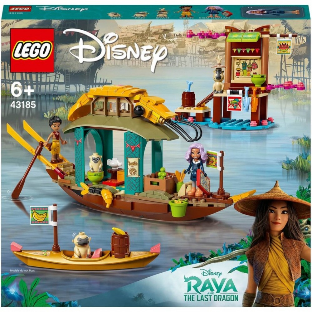Garage Sale - LEGO Disney Little princess: Boun's Watercraft Playset (43185 ) - Sale-A-Thon Spectacular:£28[chc9199ar]