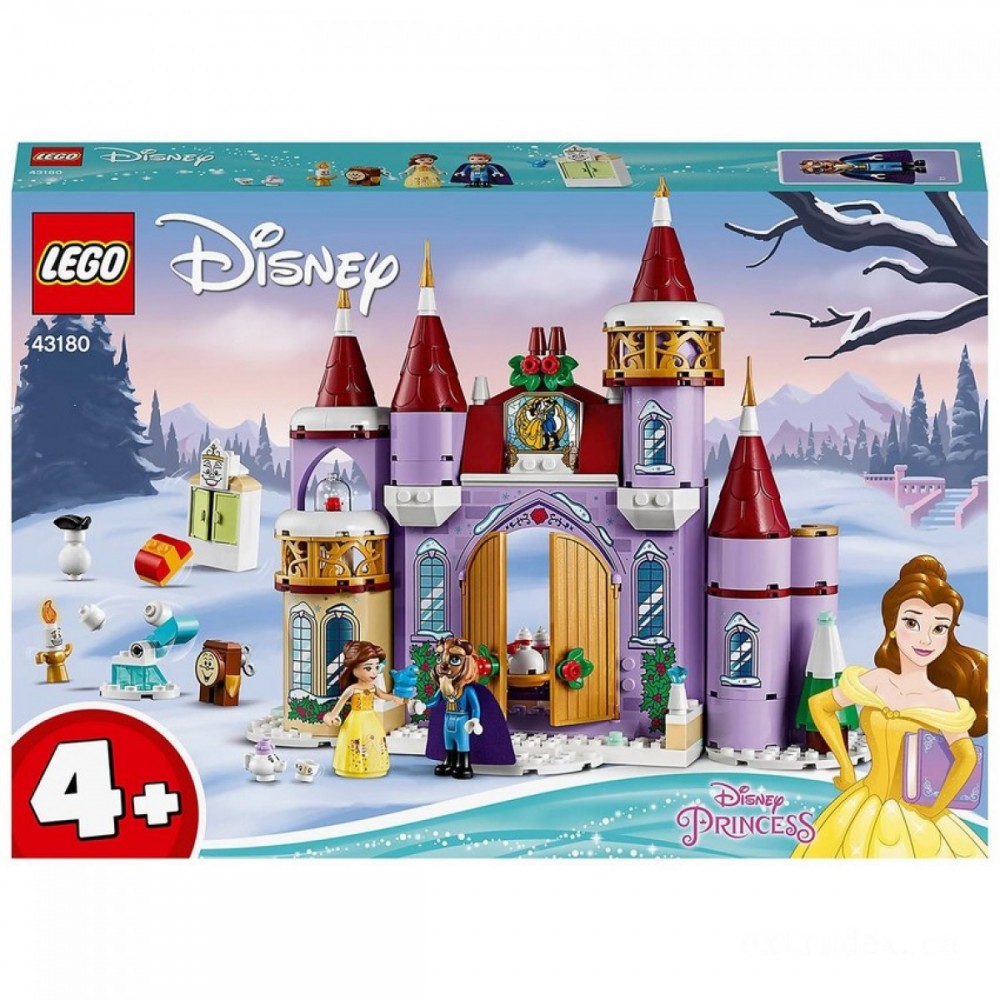 Doorbuster - LEGO Disney Princess or queen: Belle's Fortress Winter season Occasion (43180 ) - Liquidation Luau:£33