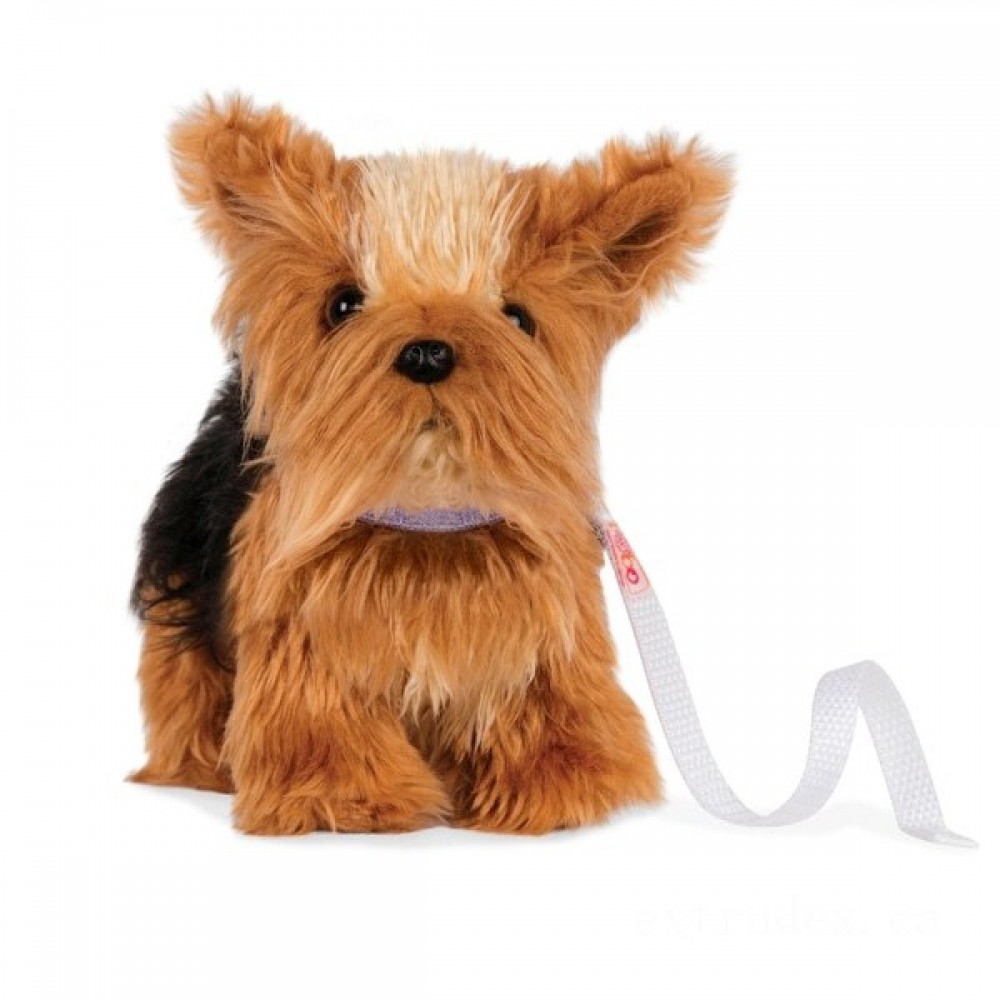 Warehouse Sale - Our Generation Poseable Yorkshire Terrier Doggie - Labor Day Liquidation Luau:£11