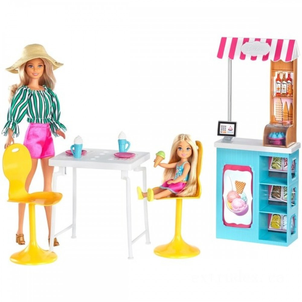 Limited Time Offer - Barbie Nightclub Chelsea Gelato Café Playset - Off-the-Charts Occasion:£20