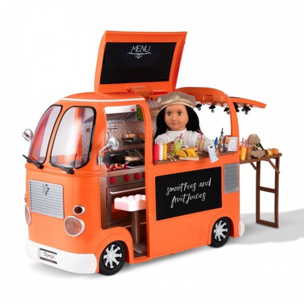 Weekend Sale - Our Generation Food Items Truck - Crazy Deal-O-Rama:£82[jcc9224ba]