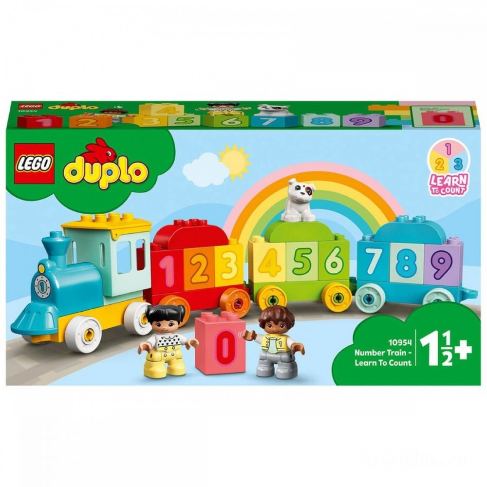 March Madness Sale - LEGO DUPLO Number Train - Know To Count Toy for Toddlers (10954 ) - Doorbuster Derby:£9[lic9225nk]