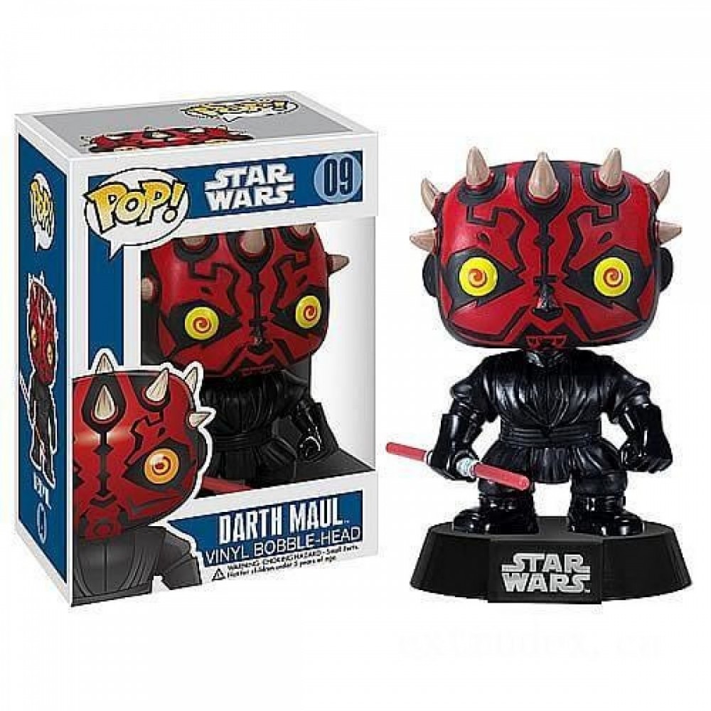 Two for One Sale - Celebrity Wars Darth Maul Funko Stand Out! Vinyl - Mania:£8