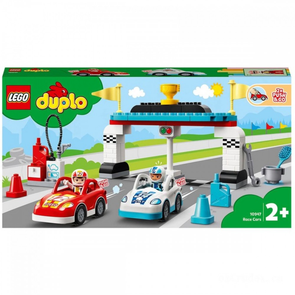 Price Drop - LEGO DUPLO Town Race Cars Toy for Toddlers (10947 ) - Spree-Tastic Savings:£23