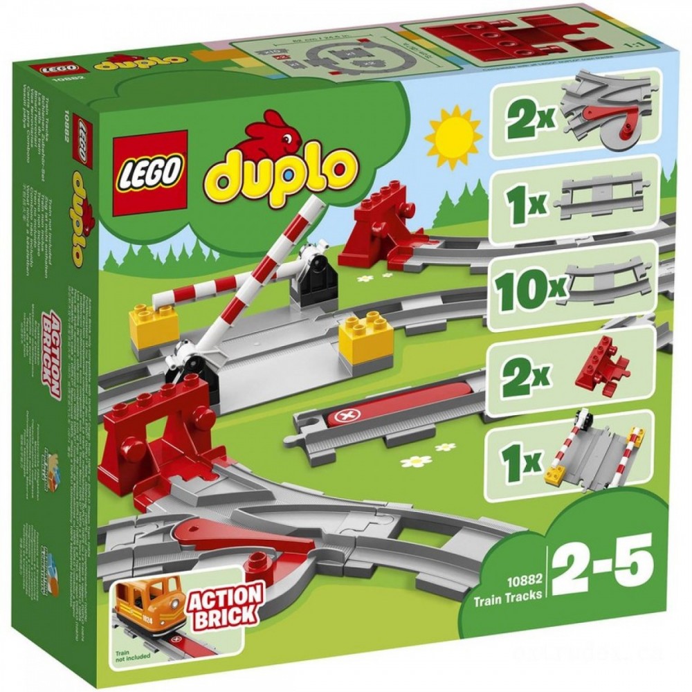 Discount - LEGO DUPLO Community: Learn Rails Building Put (10882 ) - Boxing Day Blowout:£13