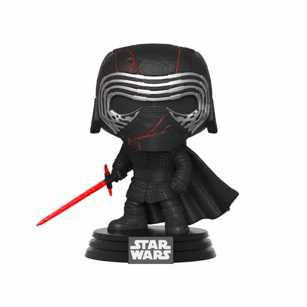 Celebrity Wars The Increase of Skywalker Supreme Forerunner Kylo Ren Funko Stand Out! Vinyl fabric