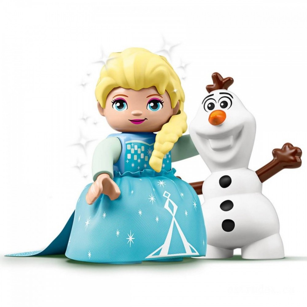 LEGO DUPLO Frozen II: Elsa and also Olaf's Ice Event Put (10920 )