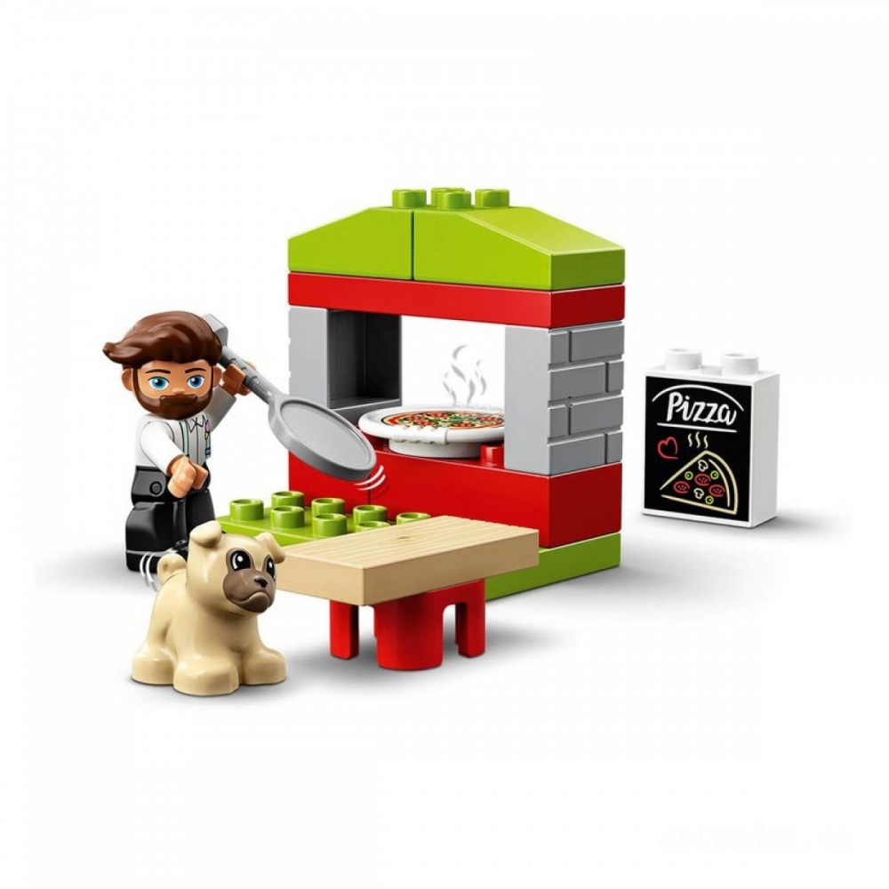 LEGO DUPLO Town: Pizza Stand Up Structure Set (10927 )