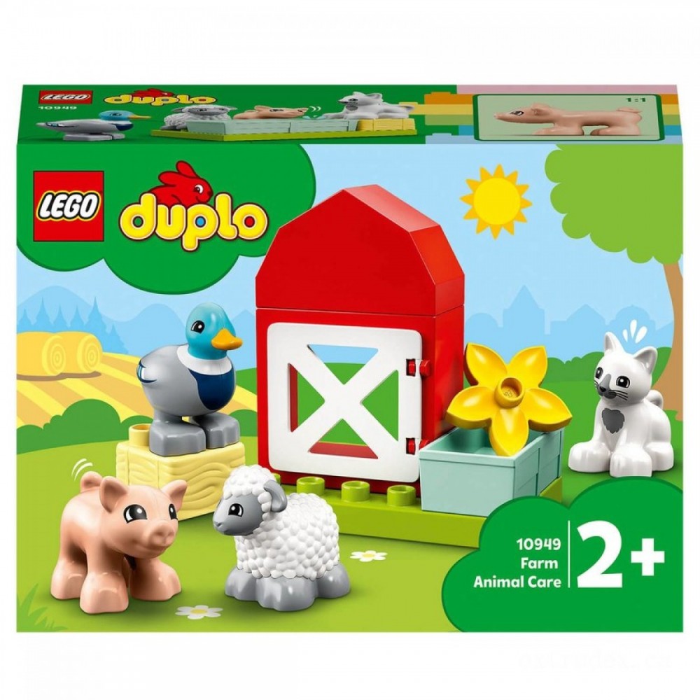 LEGO DUPLO Town: Farm Creature Treatment Toy for Toddlers (10949 )