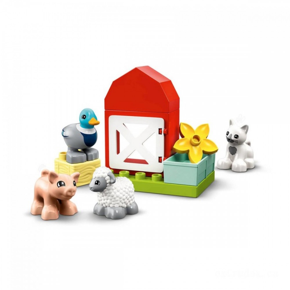 Blowout Sale - LEGO DUPLO City: Farm Creature Care Plaything for Toddlers (10949 ) - Get-Together:£7