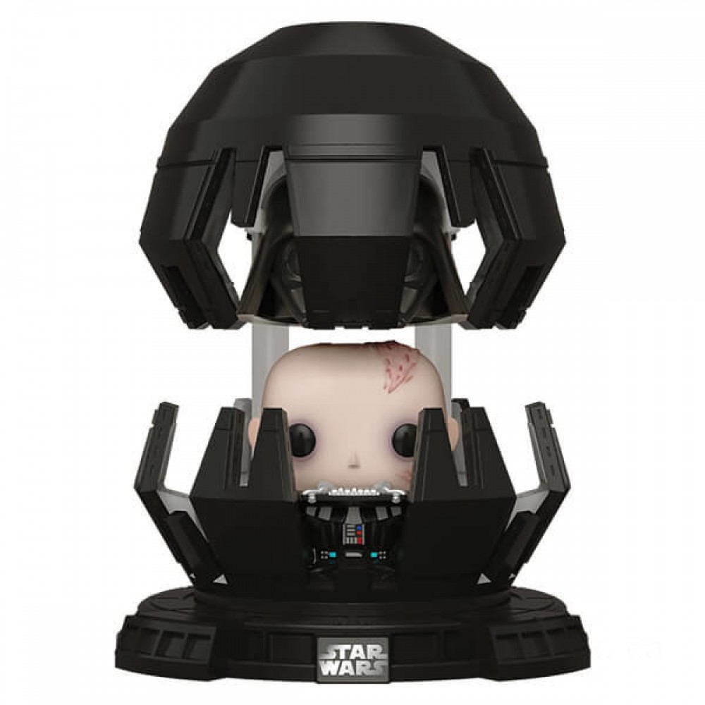 Superstar Wars Realm Attacks Back Darth Vader in Mind-calming Exercise Chamber Funko Pop! Deluxe