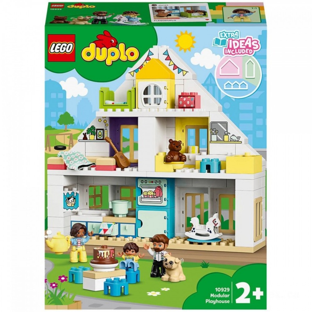 LEGO DUPLO City: Modular Playhouse 3in1 Building Set (10929 )
