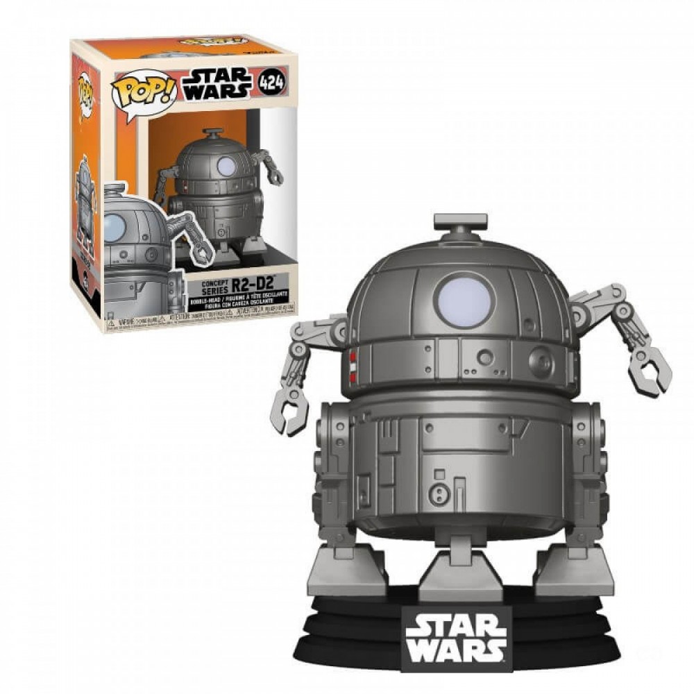 Superstar Wars Principle Set R2-D2 Funko Stand Out! Plastic