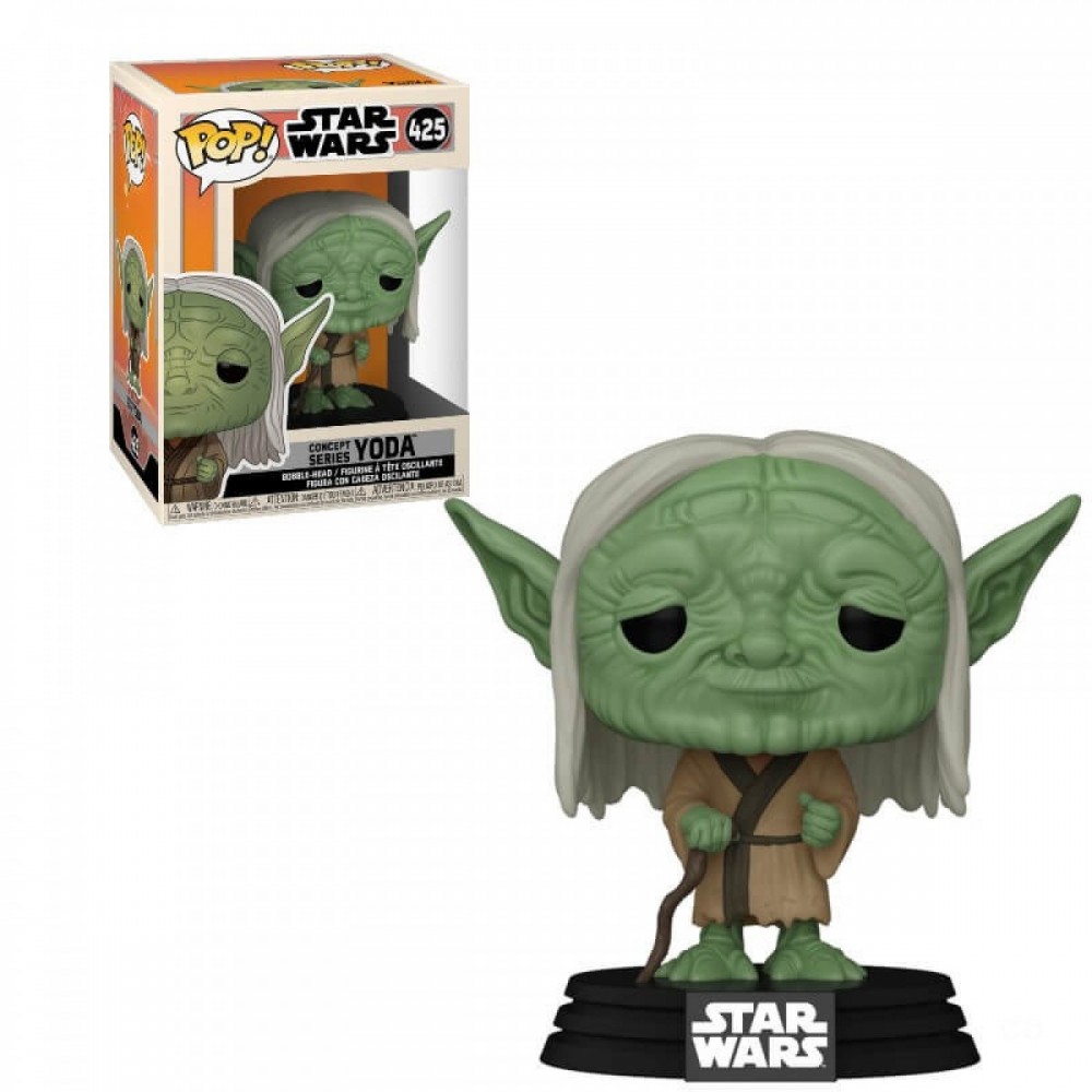 Superstar Wars Principle Set Yoda Funko Stand Out! Plastic