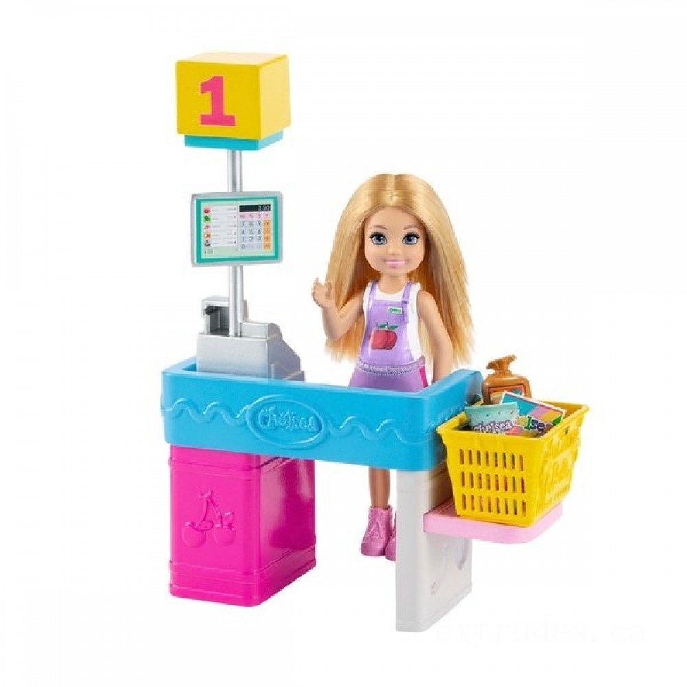 Barbie Chelsea May Be Snack Food Stand Playset and Toy
