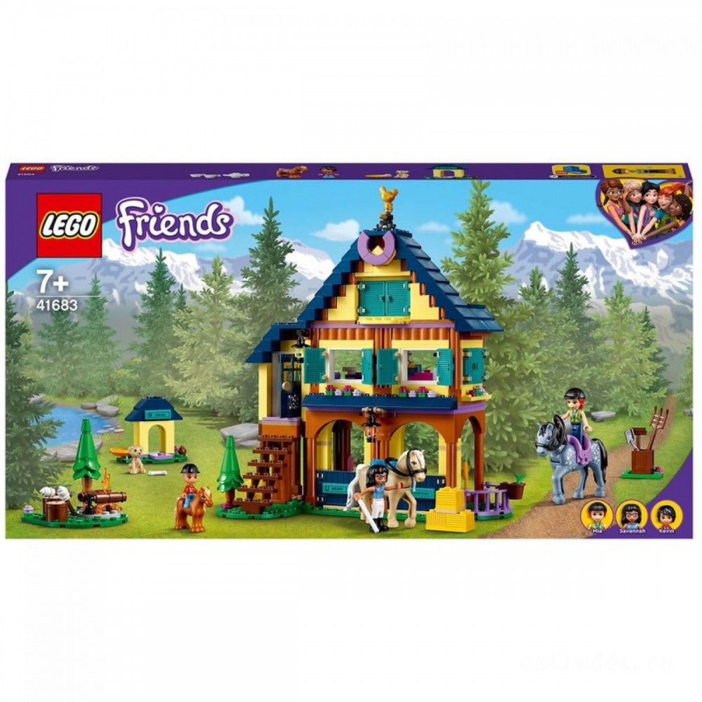 LEGO Pals Woodland Horseback Traveling Facility Establish (41683 )