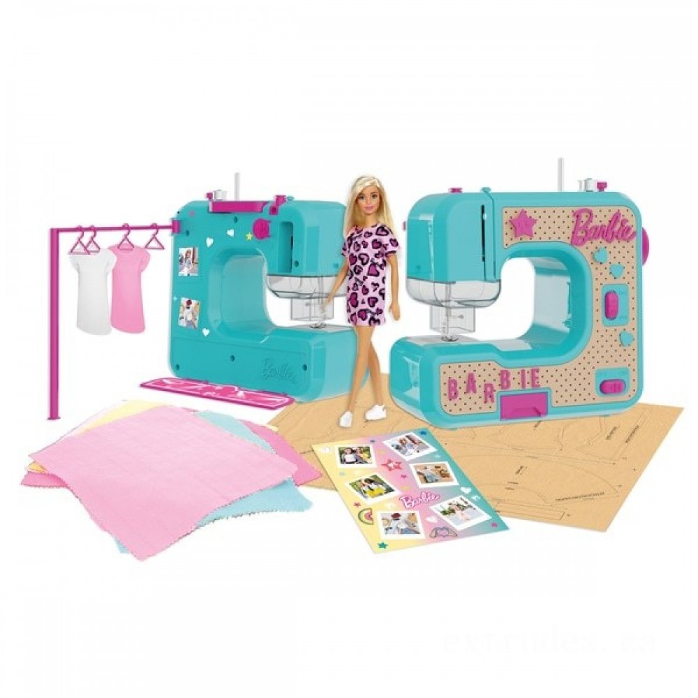 Barbie Sewing Maker with Dolly