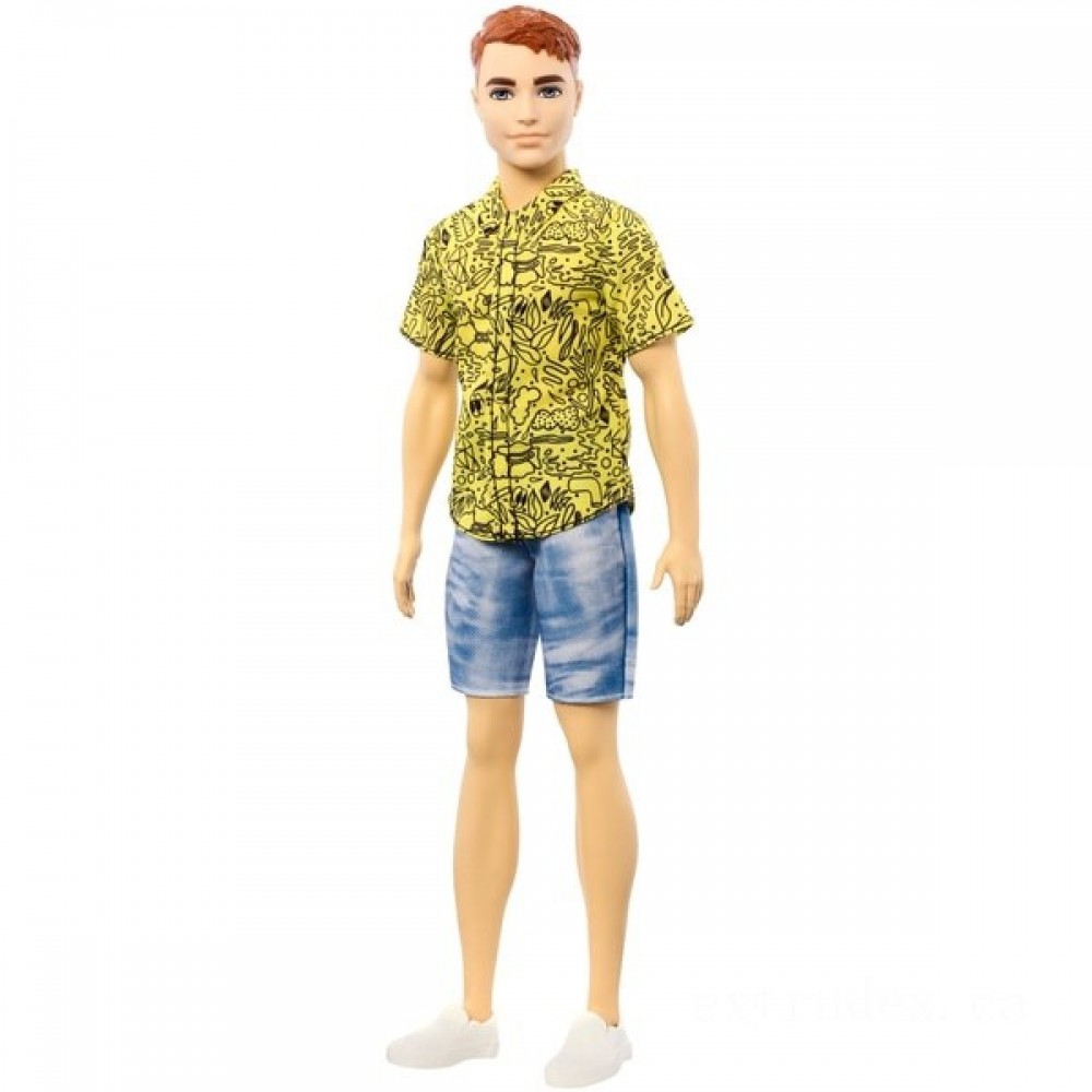 End of Season Sale - Ken Fashionista Dolly 139 Reddish Hair - Off-the-Charts Occasion:£8