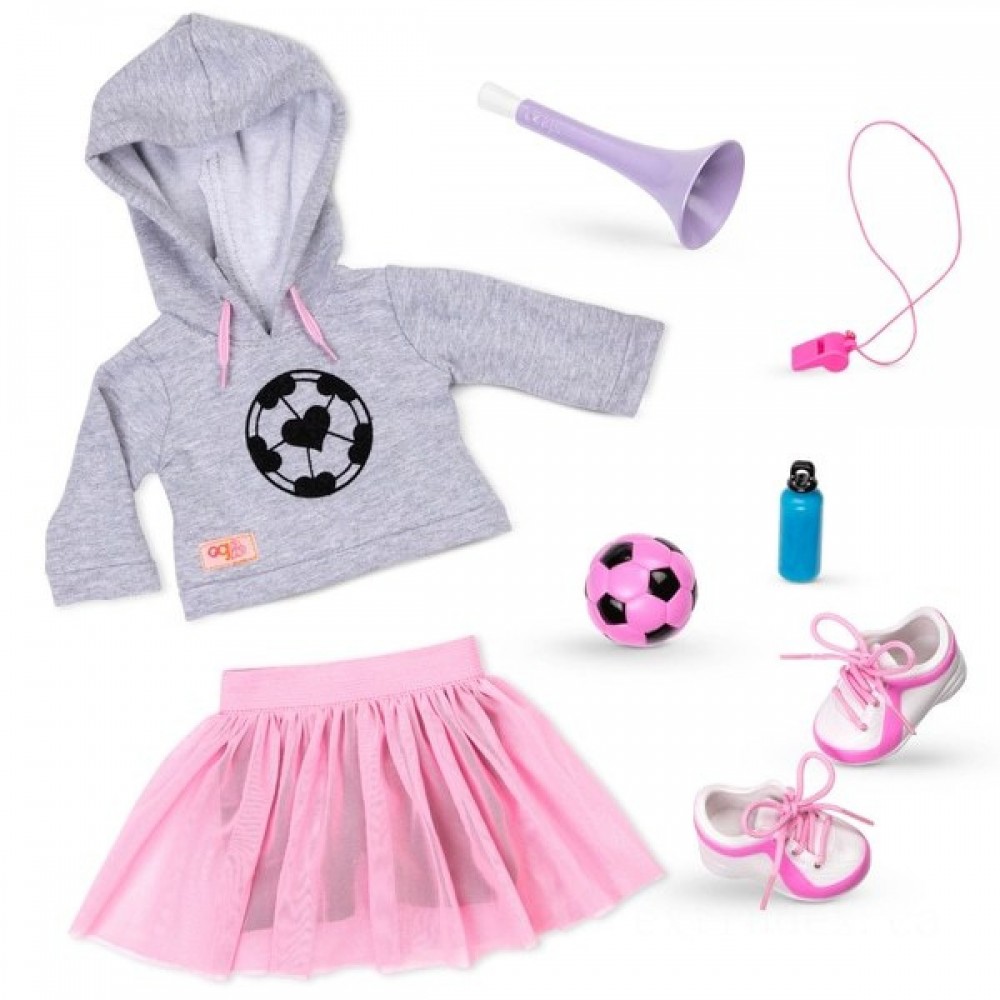Our Generation Deluxe Soccer Attire