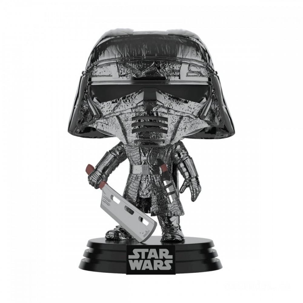 Celebrity Wars: Increase of the Skywalker - Knights of Ren Blade (Hematite Chrome) Funko Stand Out! Vinyl fabric