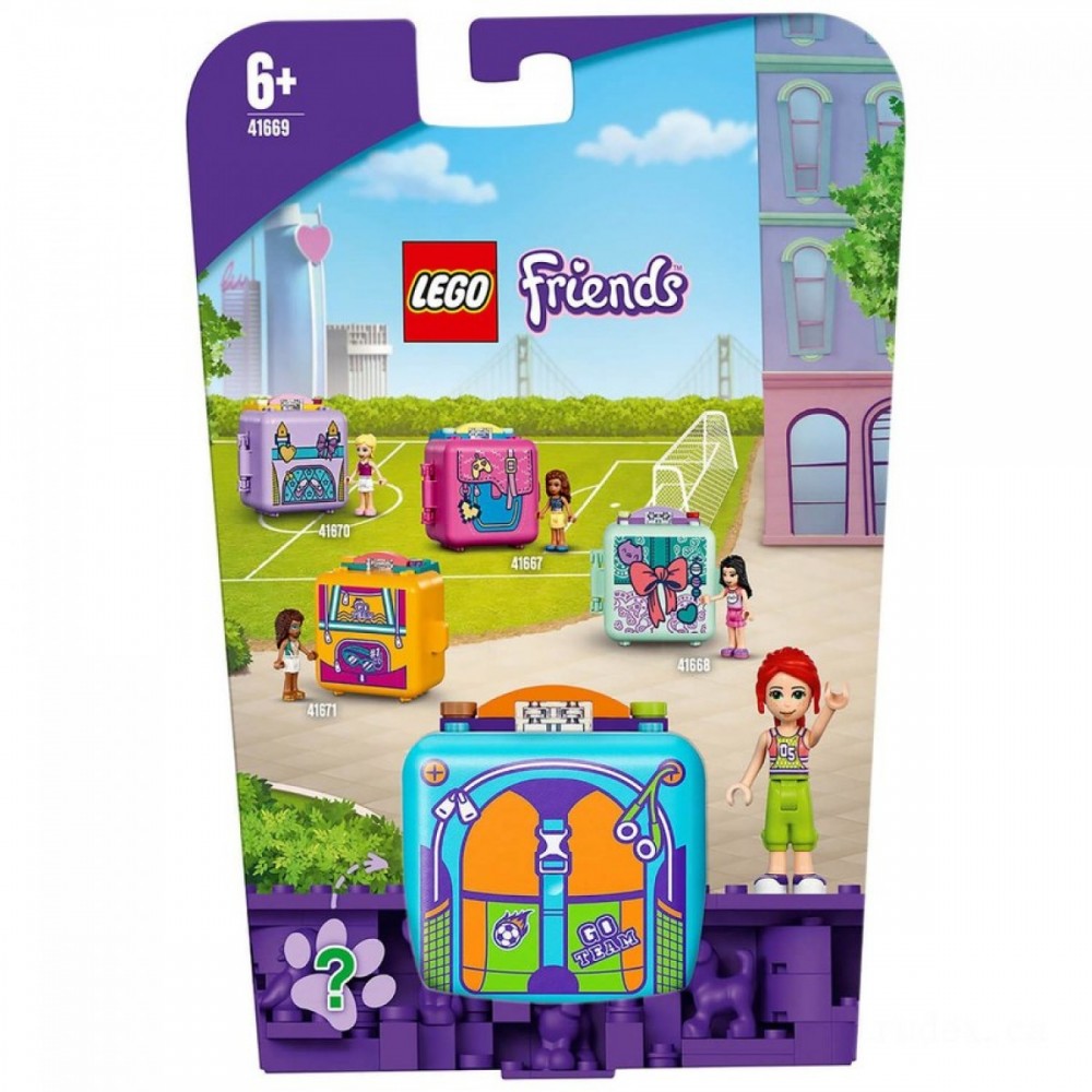 Super Sale - LEGO Pals Mia's Soccer Cube Plaything (41669 ) - Internet Inventory Blowout:£8