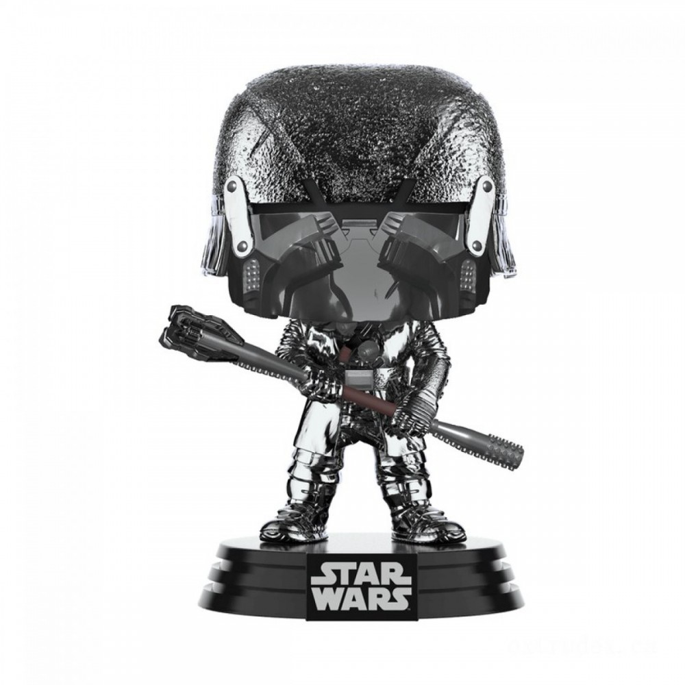 Star Wars: Growth of the Skywalker - Knights of Ren Nightclub (Hematite Chrome) Funko Stand Out! Plastic