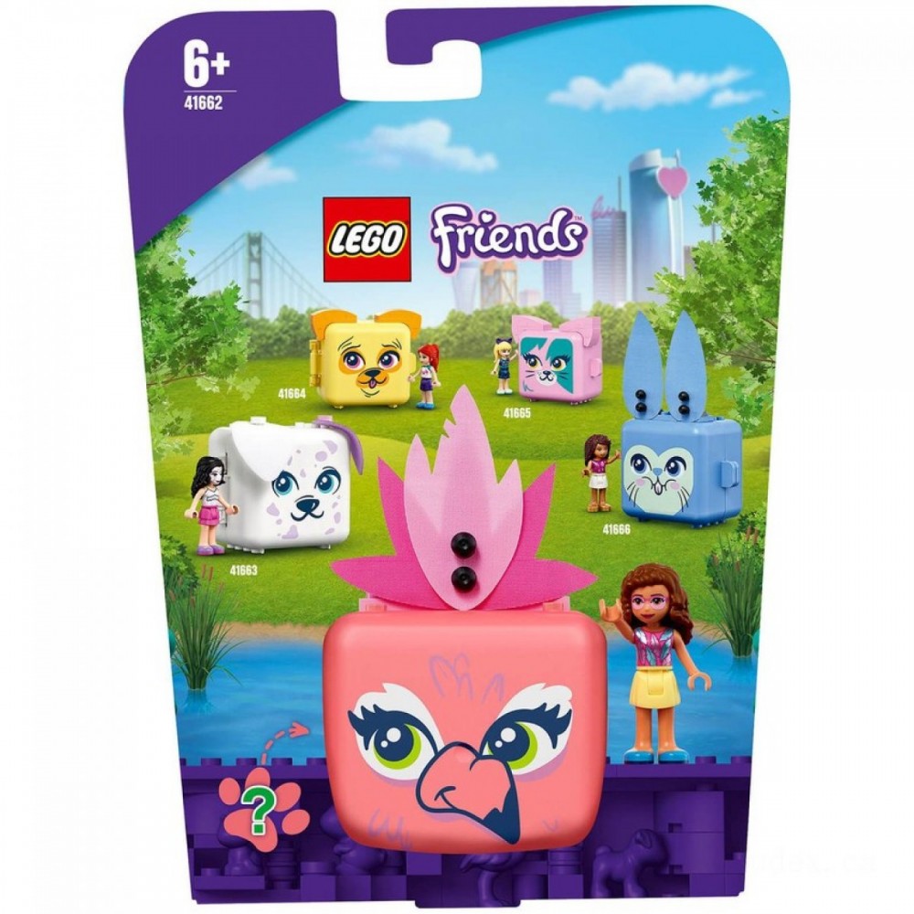 LEGO Friends: Olivia's Flamingo Cube Set Set 4 (41662 )