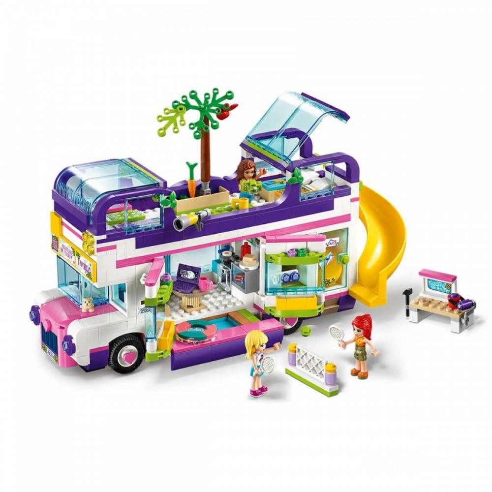 LEGO Pals: Relationship Bus Toy along with Swim Swimming Pool (41395 )