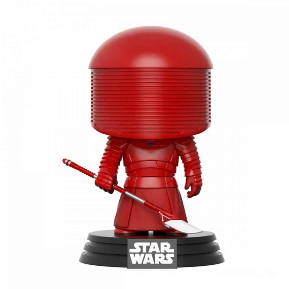 Celebrity Wars The Final Jedi Praetorian Protector Funko Stand Out! Plastic