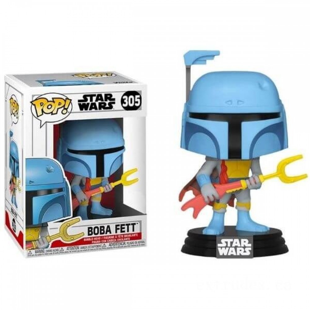 Superstar Wars - Boba Fett Animated EXC Funko Stand Out! Plastic