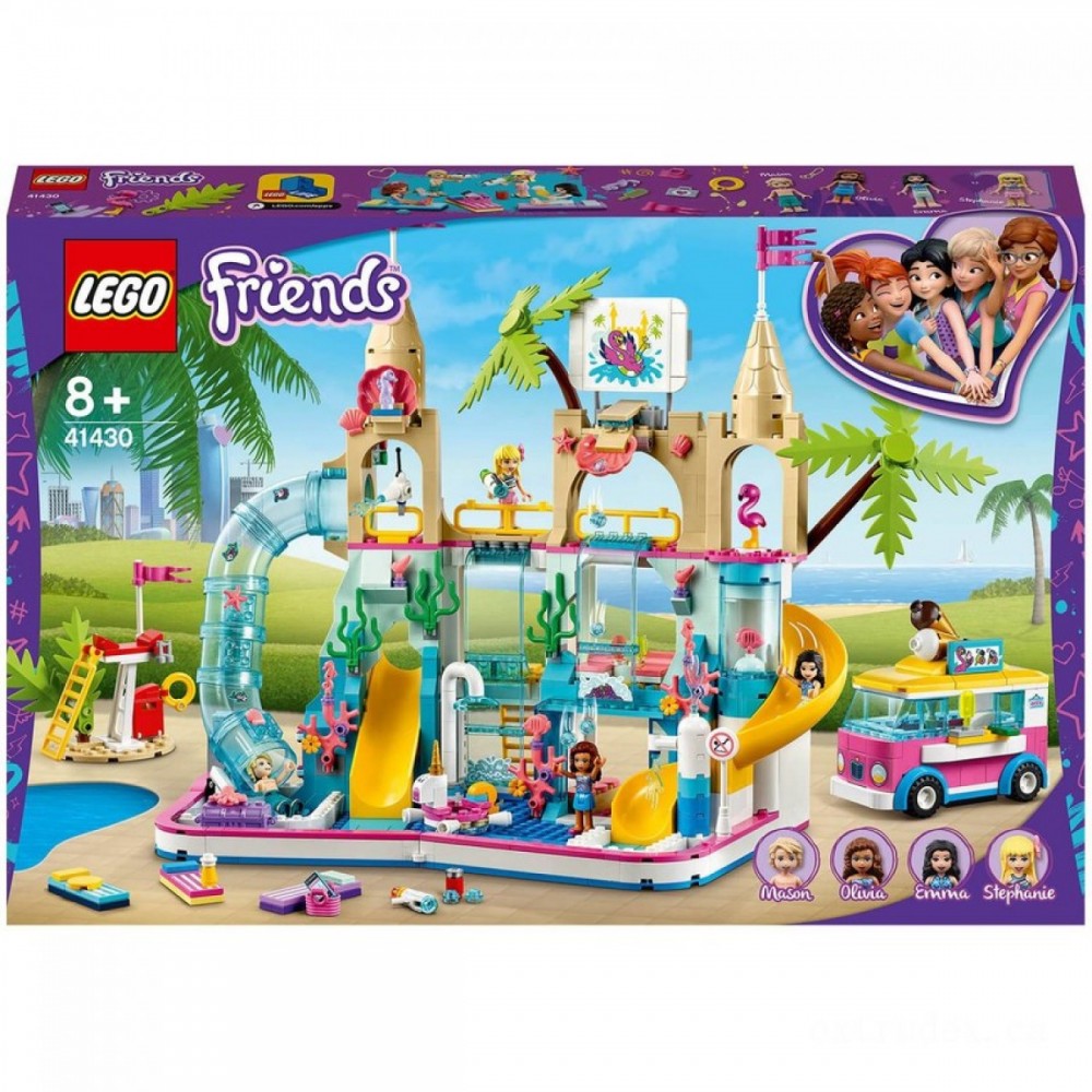 LEGO Buddies: Summer Season Enjoyable Water Playground Hotel Play Place (41430 )
