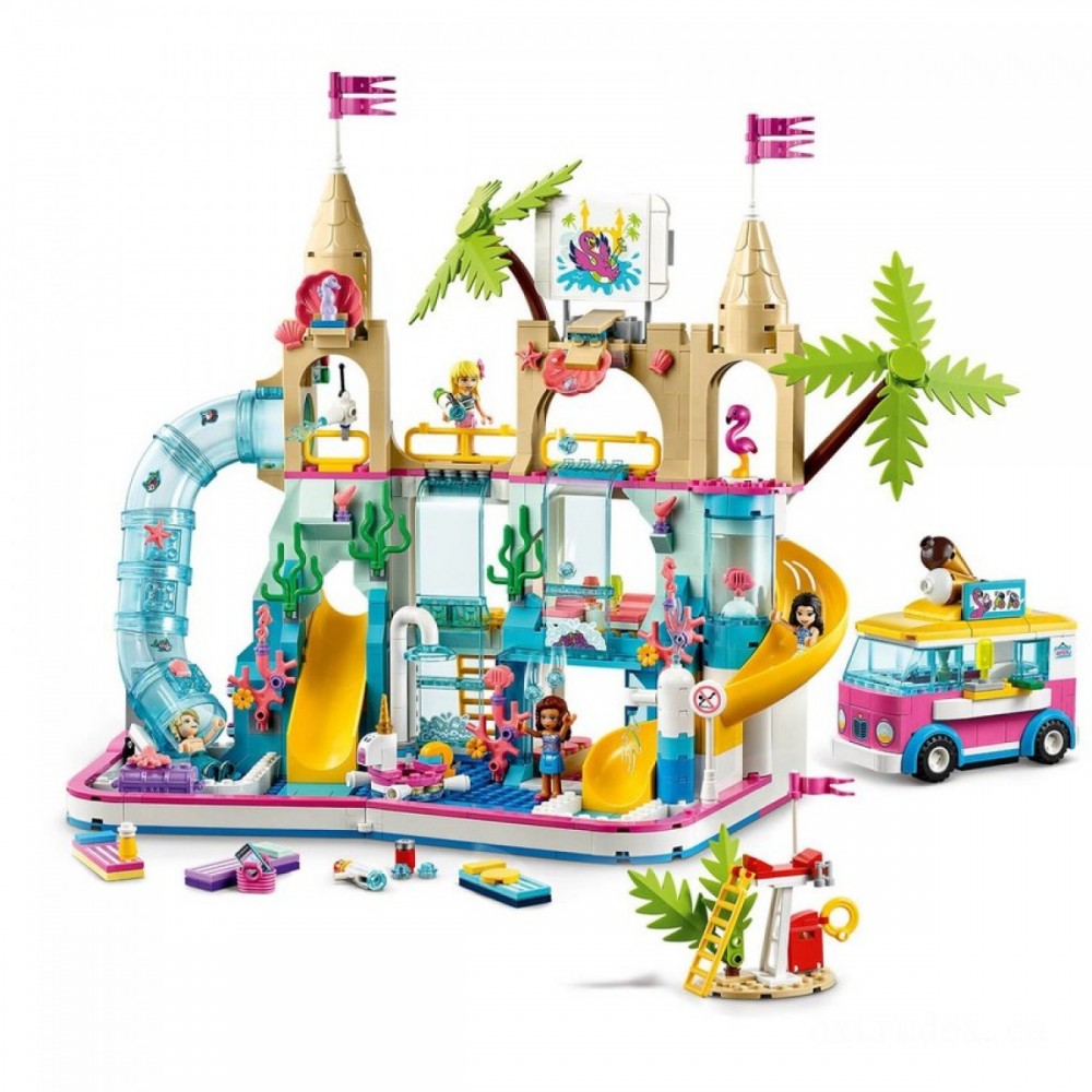 LEGO Friends: Summer Season Enjoyable Water Playground Retreat Play Establish (41430 )