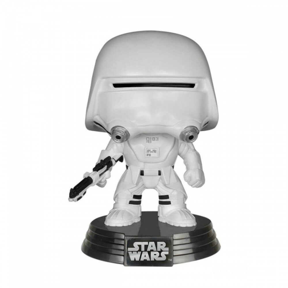 Celebrity Wars The Final Jedi First Purchase Snowtrooper Funko Stand Out! Vinyl fabric